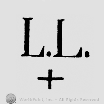 A double L above a cross