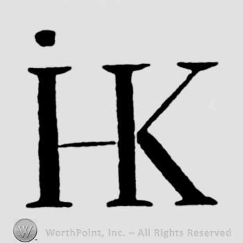 The initials I H K combined