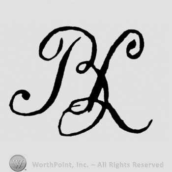 Letters BL, handwritten, in monogram.