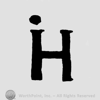 The initials I H combined