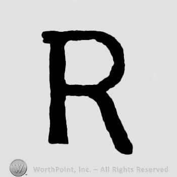 An uppercase R