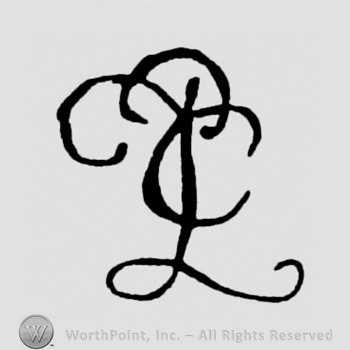 The initials P L C overlapping