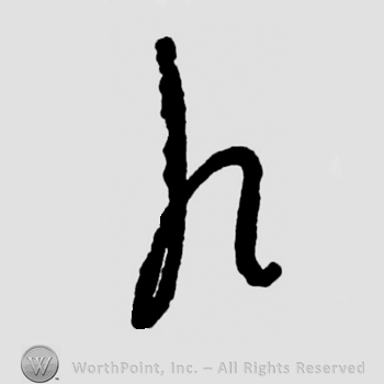 A lowercase H