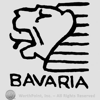 Lion head with word BAVARIA written below.