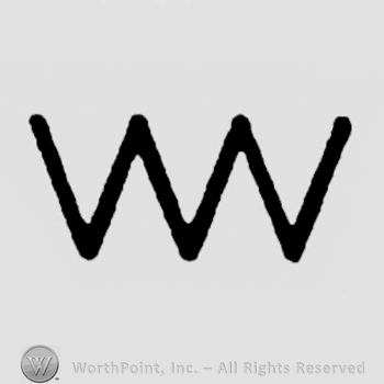 Capital linked letters "WV"