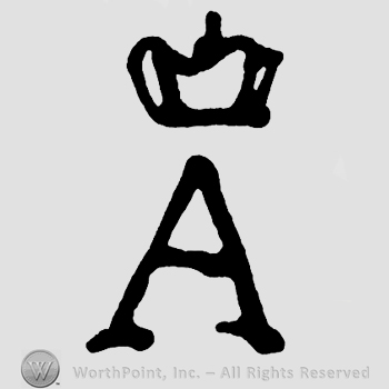 Letter A with a crown on top.