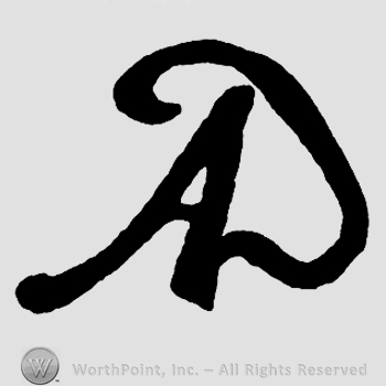 Monogram of letters A and D.
