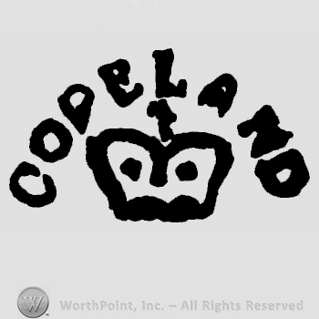 Copeland witten on top of a crown.