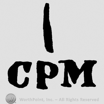 CPM written and a vertical line on top.