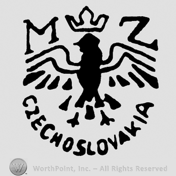 An eagle with crown on top;Czechoslovakia writen below,