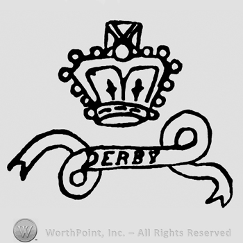 Crown on top;ribbon with word DERBY below.