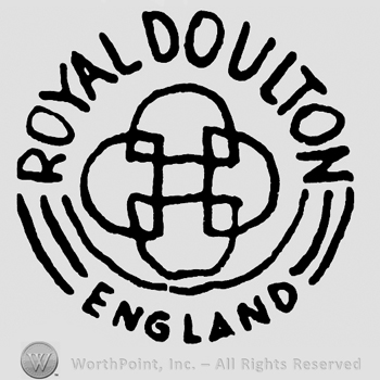 Royal Doulton England round written;cross