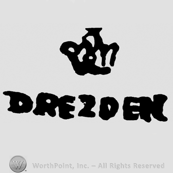 A crown on top of word DRESDEN.