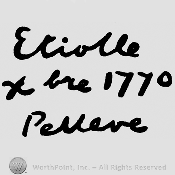 ETIOLLE X 1770 PELLEVE written.