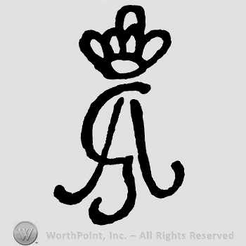 A crown on top of monogram GA.