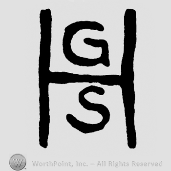 Monogram made from letters GSH.