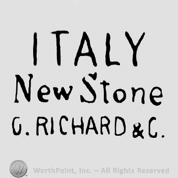 Italy New Store writetn;G Richards & C below.