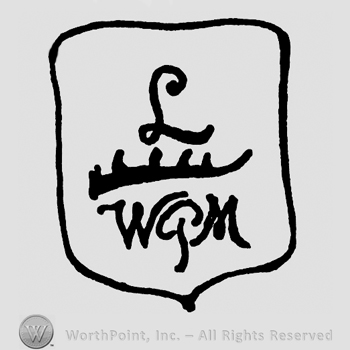 Rectangular shape wit letter L on top;WPM below.