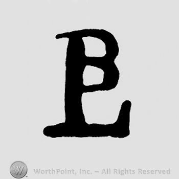 Monogram of letters LB.