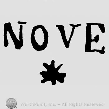 Word Nove and an asterisk below.