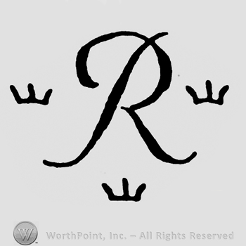 Letter R and three crowns.