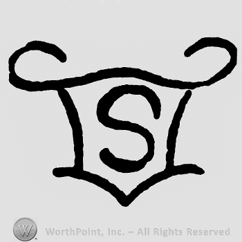 Letter S inside an irregular shape.
