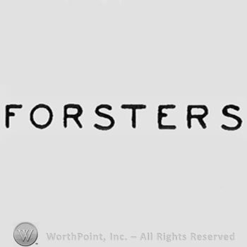 Capital name "FORSTERS"