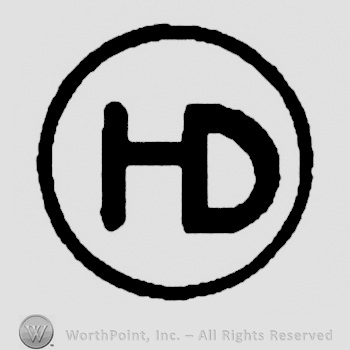 Bold capital letters "HD" inside a circle