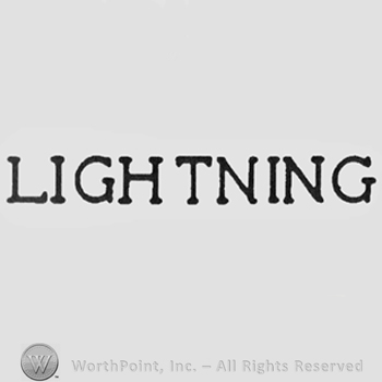Capital writing "LIGHTNING"