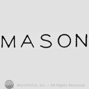 "MASON" written in capital letters