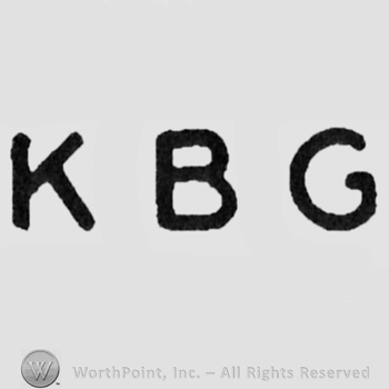 Bold capital initials "KBG"