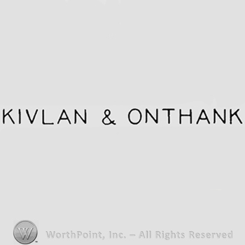 Capital company name "KIVLAN & ONTHANK"