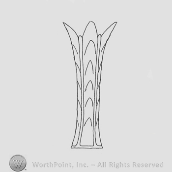 Carnival Glass Pattern : Pulled Loop.