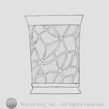 Carnival Glass Pattern : Soda Gold.