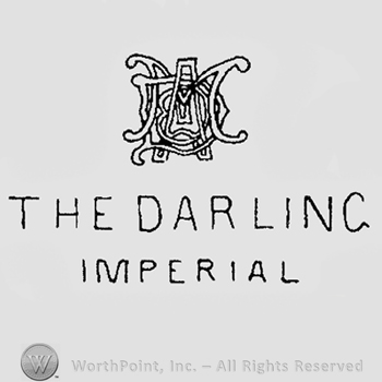Monogram of the initials above, capital lettering "The Darling Imperial" under