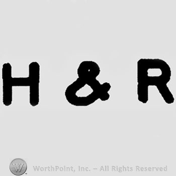 Capital bold initials "H&R"