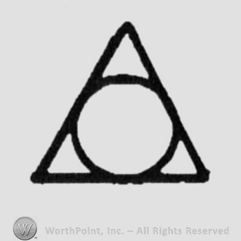 A circle inside a triangle