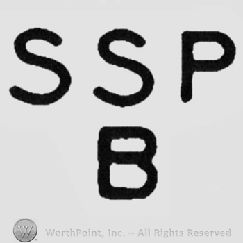 Written in two straight lines, "S S P" above, "B" under