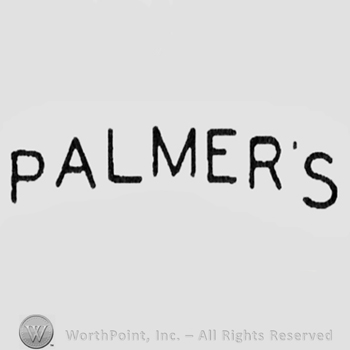 Curved capital word "PALMER'S"
