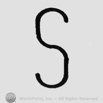 Bold capital letter "S"