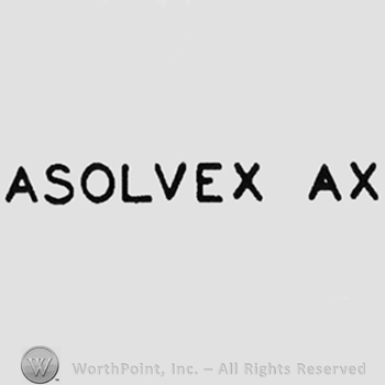 Bold capital letters "ASOLVEX AX"