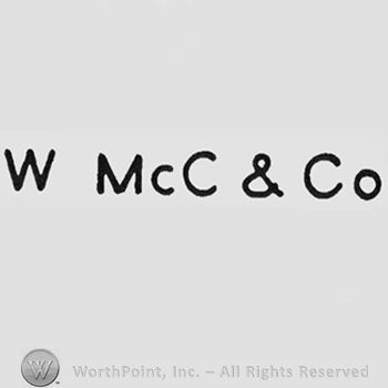Initials "W McC & Co"