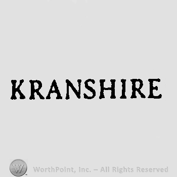 The name Kranshire written with uppercase letters