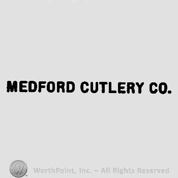 Medford Cutlery Co. written with uppercase letters