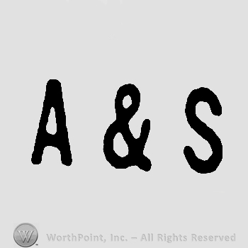 Letters A and S in uppercase
