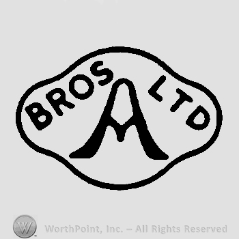 An A in a frame with ,,bros" on the left and ,,ltd" on the right.