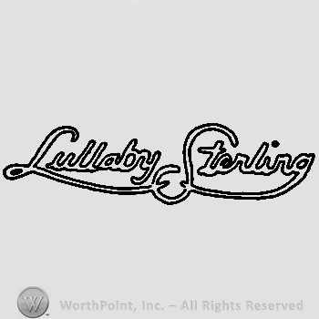 Lullaby Sterling handwritten with lowercase letters