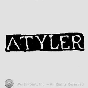 The name A Tyler written with uppercase letters