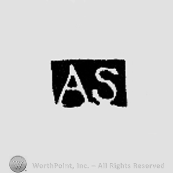 The letters A and S written in uppercase