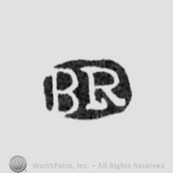 The letters BR written in uppercase